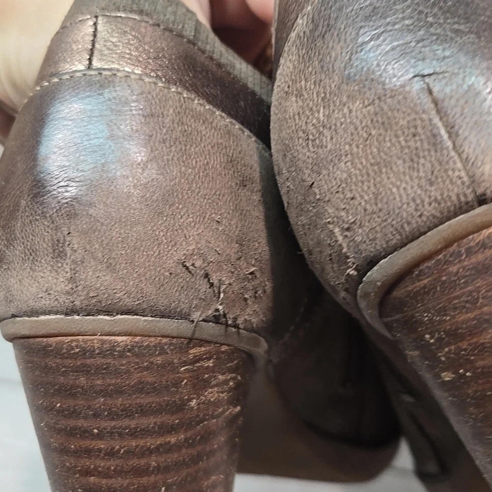 Dansko Women Marcia Ankle Leather Mule Clog shoes boots sz 39/8.5-9